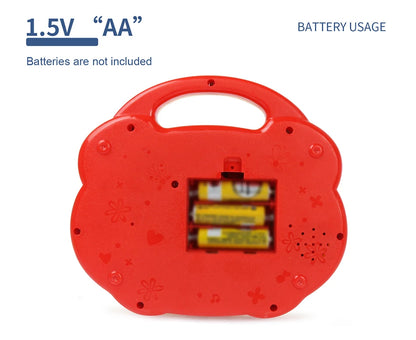 Kids Cartoon Piano Keyboard Game with Animal Sounds Flashing Light Music Baby Instrument Music Toys Educational Toys Kids Gifts by Smarsty