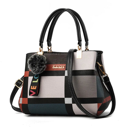 PU Leather Crossbody Handbag For Women With Zipper - Smarsty