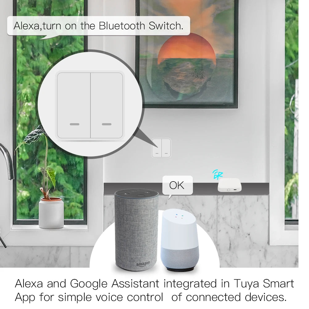 MOES Tuya Bluetooth Gateway Hub for Smart Home Control - Smarsty