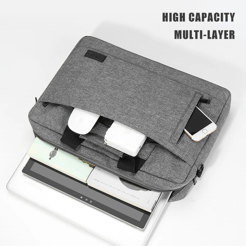 Durable Canvas Laptop Sleeve Case With Zipper Closure