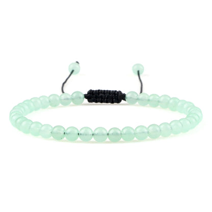 Adjustable Lava Stone Beaded Bracelet for Chakra Healing - Smarsty