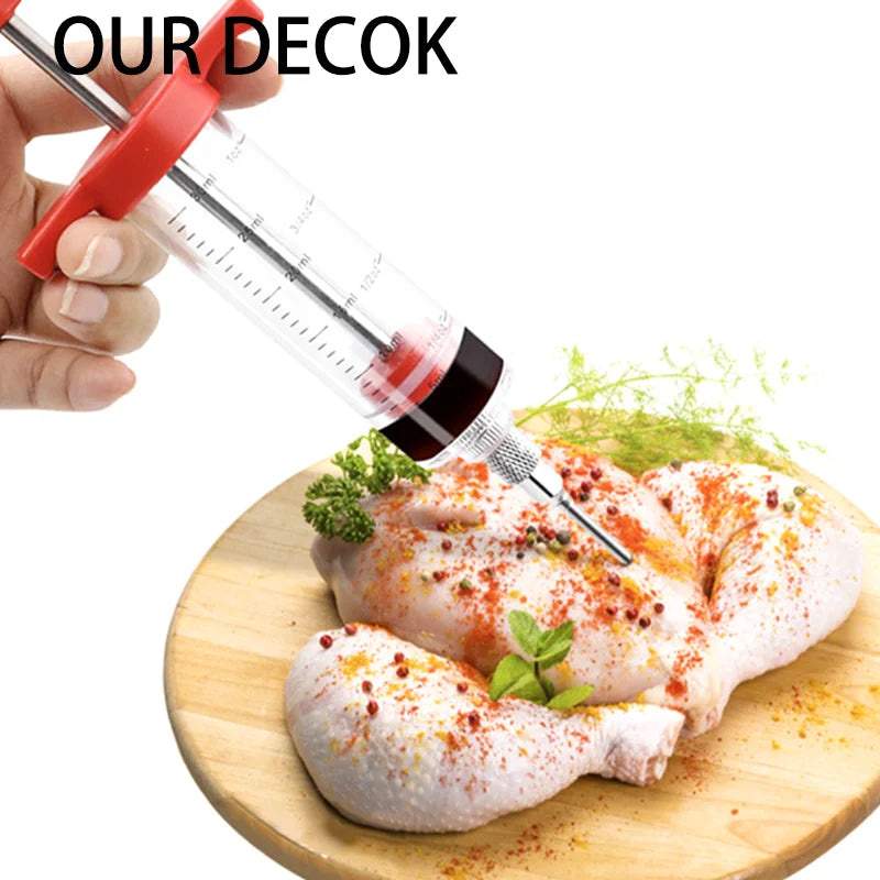Barbecue BBQ Tools Set with Sauce Injector for Easy Grilling - Smarsty