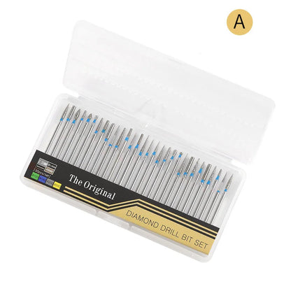 30PCS Stainless Steel Nail Drill Bits Set for Perfect Manicure - Smarsty