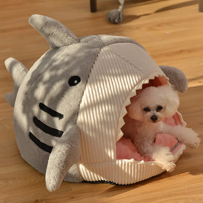 Enclosed Warm Cat Bed With Non-Slip Design - Smarsty
