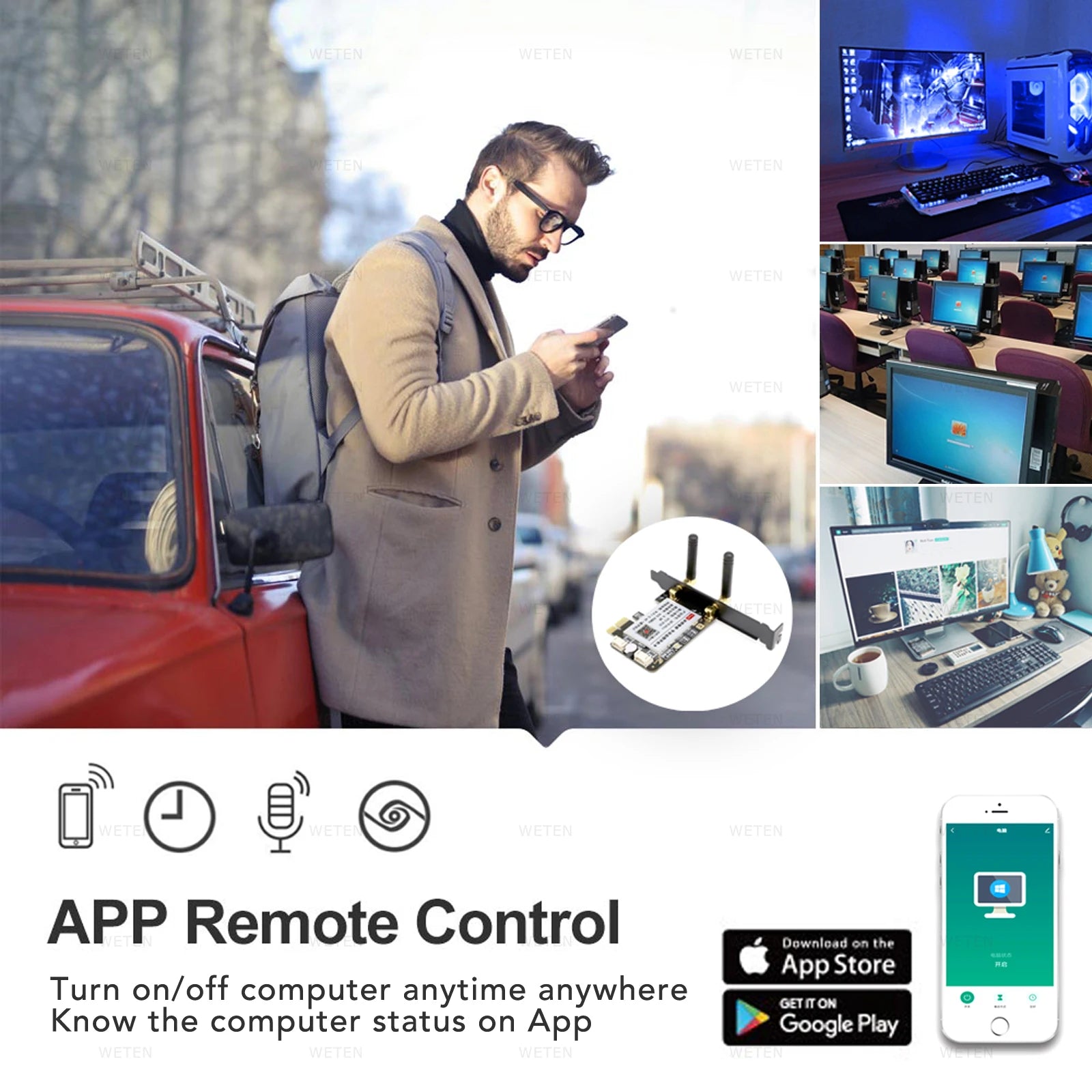 Smart Wifi Power Reset Switch for PC Control - Smarsty