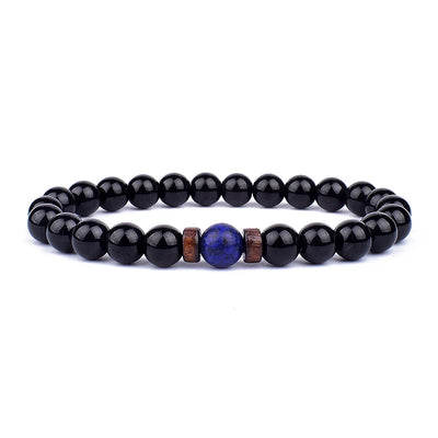 Volcanic Stone Bracelet for Men with Mood Tracking Feature - Smarsty