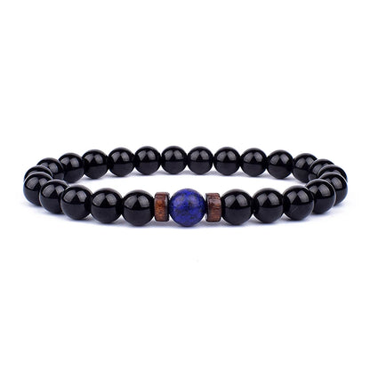 Volcanic Stone Bracelet for Men with Mood Tracking Feature - Smarsty