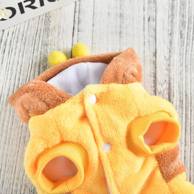 Yellow Bee Big Dog Jacket for Winter Comfort - Smarsty