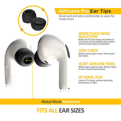 Memory Foam Ear Tips for Apple AirPods Pro 2 - Smarsty