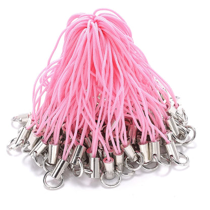 50pcs Mixed Color Lanyard Cord Pack With Jump Rings - Smarsty