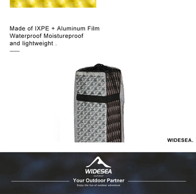 Widesea Camping Mat Portable Sleeping Pad Picnic Foam Bed Mattress Travel Trekking Equipment Blanket Waterproof Moistureproof by Smarsty