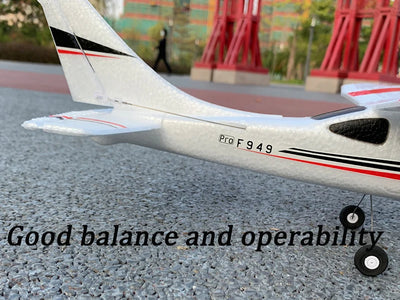 WLtoys F949 2.4G 3D6G 3Ch RC Airplane Fixed Wing Plane Outdoor Toys Drone RTF Upgrade Version Digital Servo F949S With Gyroscope - Smarsty