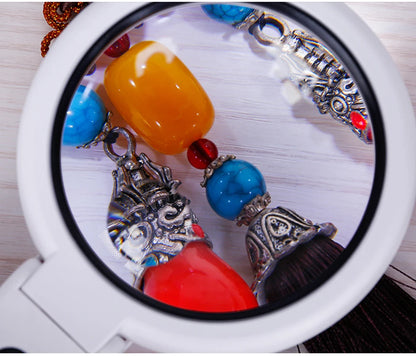 Portable Handheld Magnifying Glass with LED Light - Smarsty