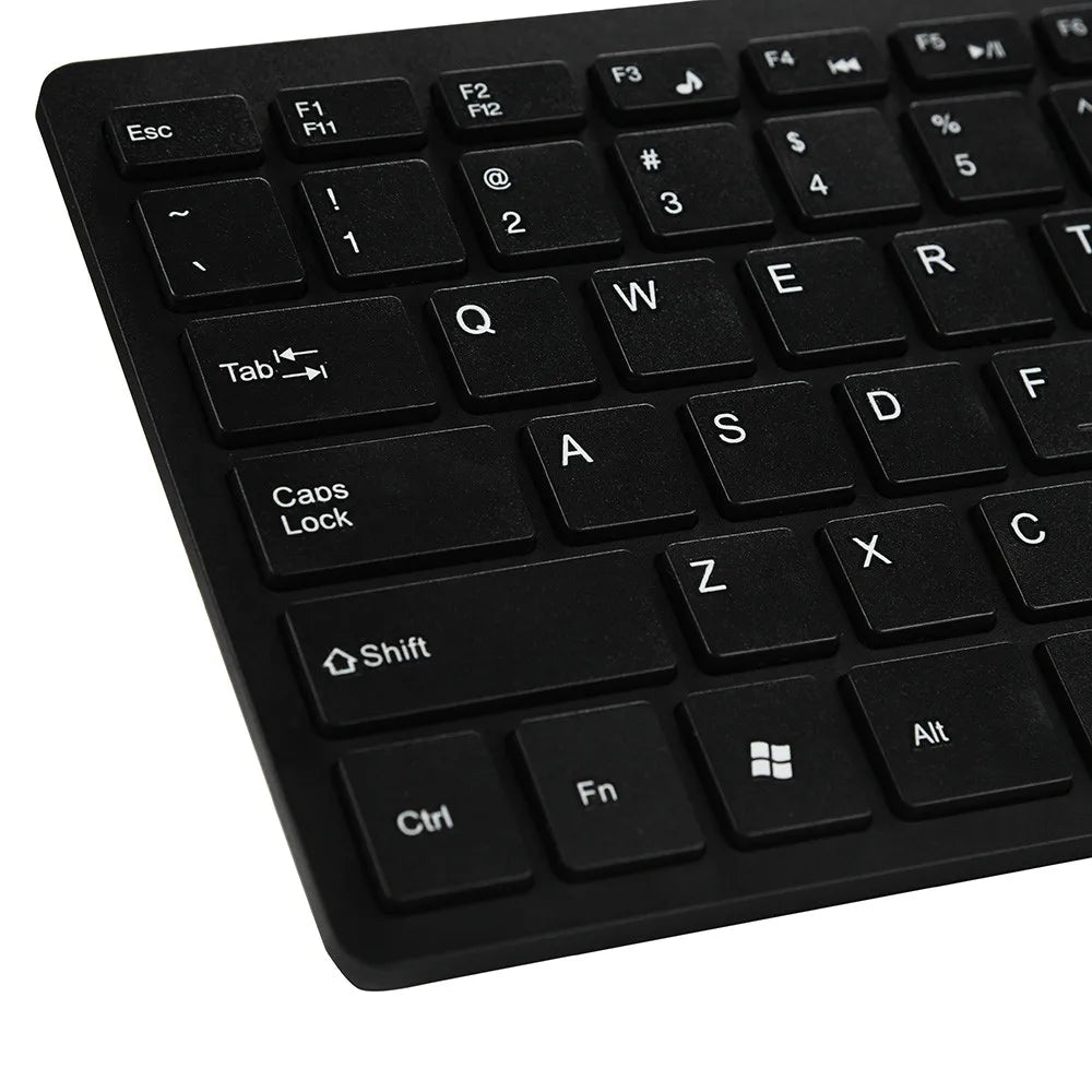 Ultra Thin USB 2.0 Wired Keyboard Mini 78 Keys Multimedia
