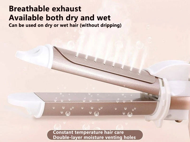 Professional Temperature Setting Electric Hair Curler Wand - Smarsty