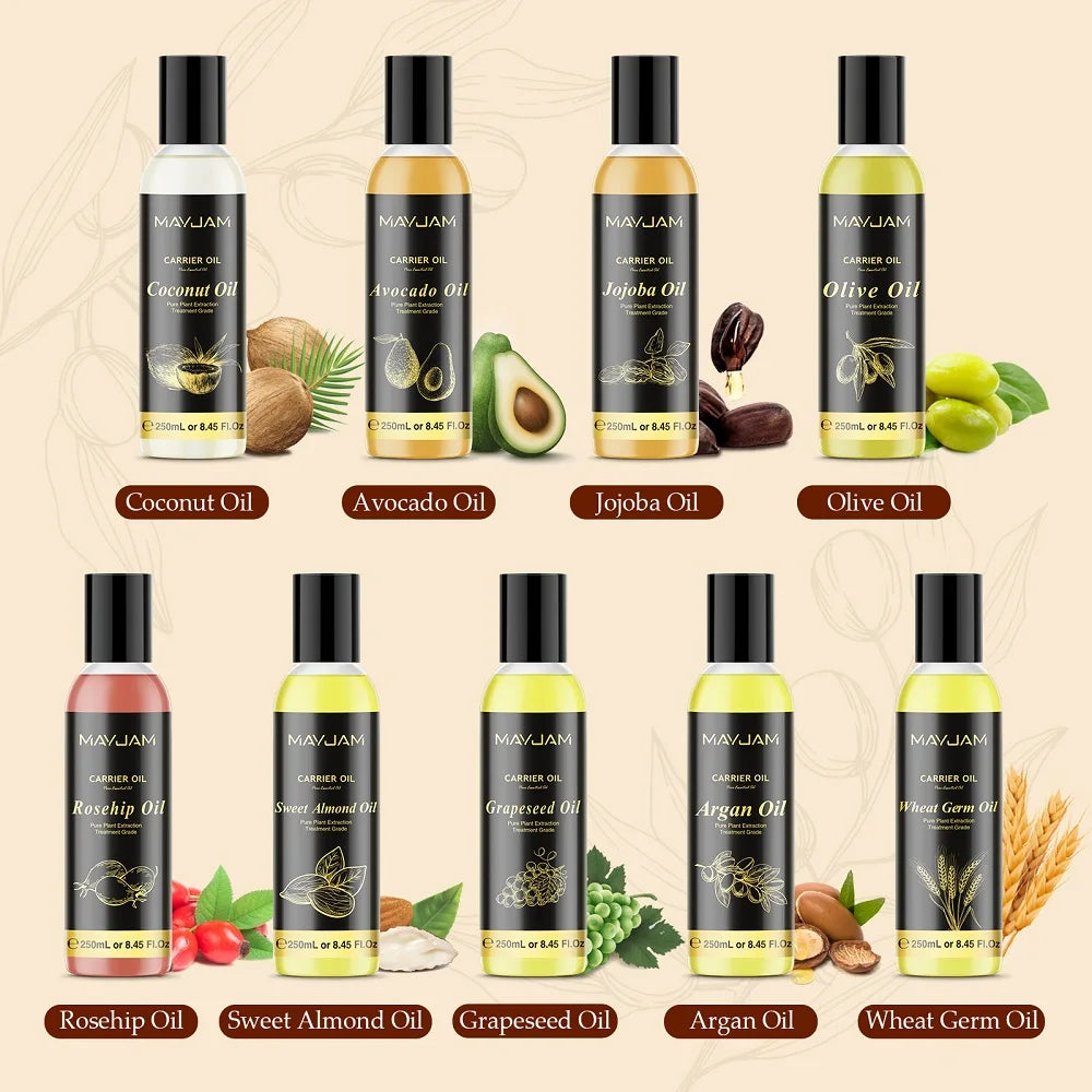 MAYJAM 250ml Carrier Oil Blend for Massage Therapy - Smarsty