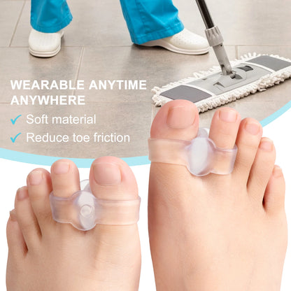 Silicone Toe Separators for Bunion Relief and Foot Care - Smarsty