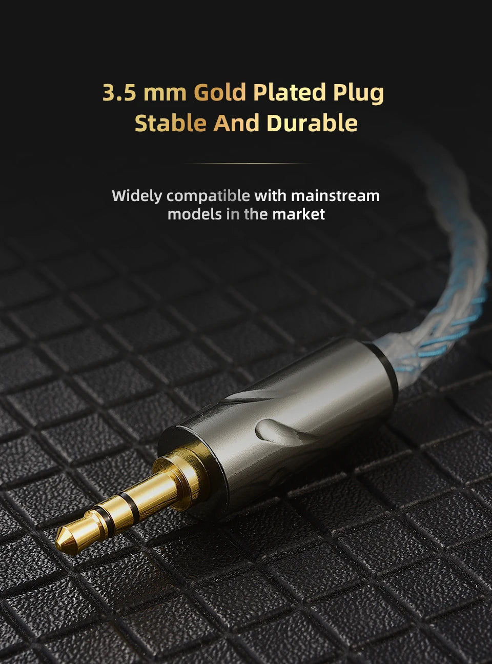QKZ T1 HiFi Earphone Upgrade Cable with MMCX Connector - Smarsty