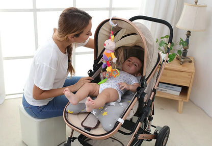 Newborn Baby Plush Stroller Toys Baby Rattles Mobiles Cartoon Animal Hanging Bell Educational Baby Toys 0-12 Months Speelgoed by Smarsty
