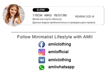 Amii Minimalism Summer New Women's Camisole Tops Office Lady Solid V-neck Sexy Slim Vest Girls Tank Streetwear Tops 12321058