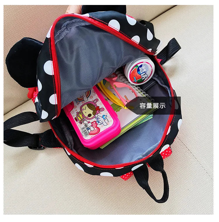 Cute Cartoon Kids Backpack Minnie Mouse Style For Toddlers - Smarsty