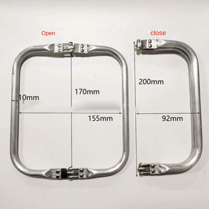 DIY Metal Purse Frame Handle Kiss Clasp Lock For Bag Sewing Craft Tailor Accessories Bag Frame For Purse Backpack Bags Parts