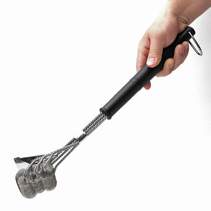 Bristle Free Grill Brush Rust Resistant Stainless Steel - Smarsty