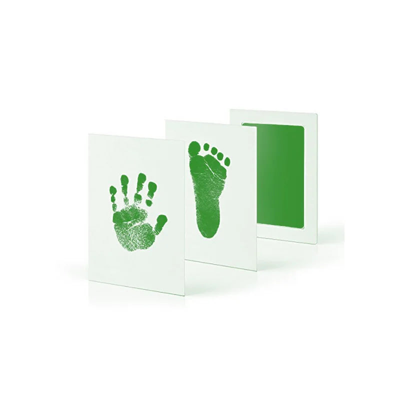 No Touch Baby Hand Footprint Kit Safe Ink Pad Souvenir - Smarsty