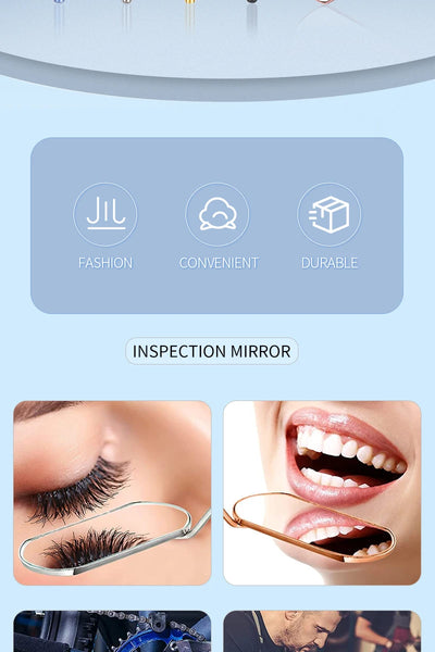 Eyelash Extension Magnifying Mirror with Long Handle - Smarsty