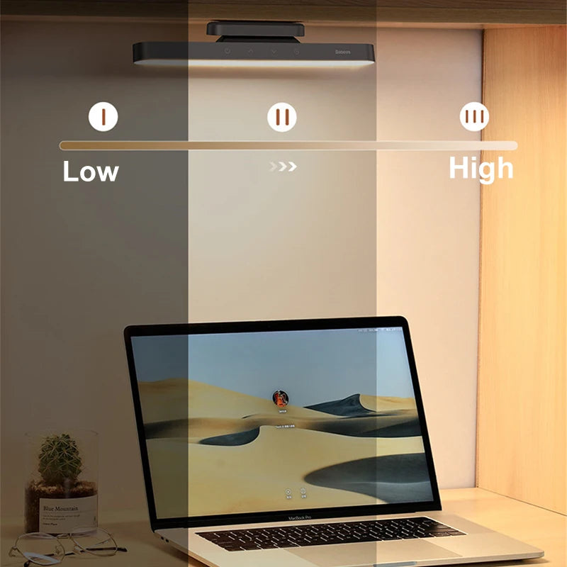 Baseus Rechargeable LED Table Lamp With Stepless Dimming - Smarsty