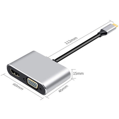 USB C Hub 4K HDMI Adapter With Multiport Thunderbolt