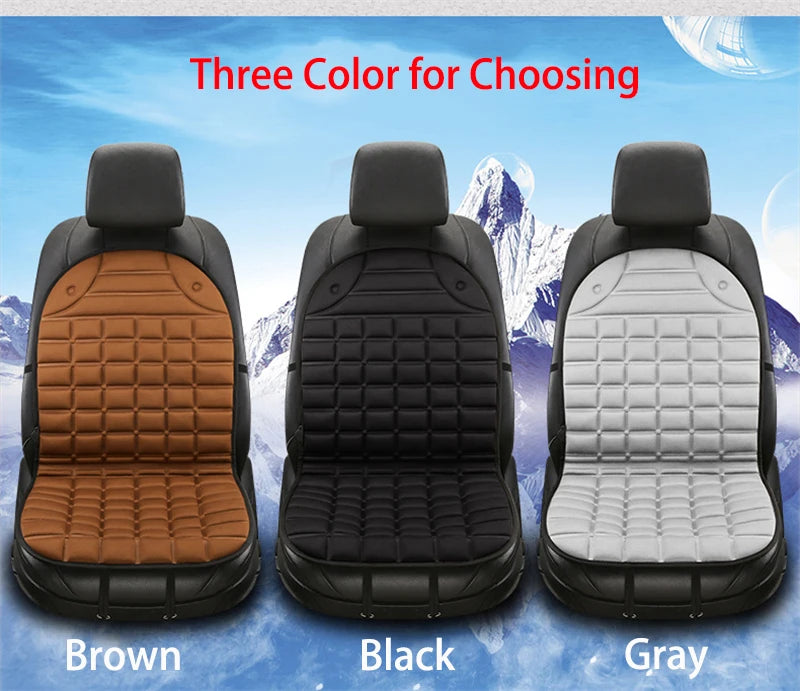 12V Car Heated Seat Cushion For Fast Warmth Winter Drives - Smarsty