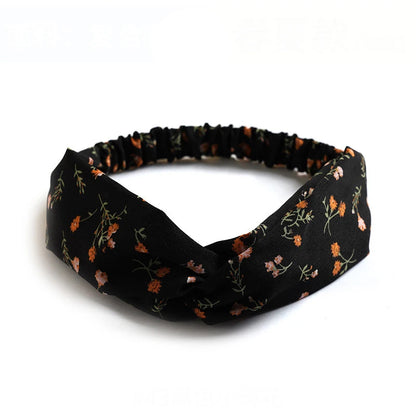 Bohemian Print Cashmere Headbands For Women Vintage Comfort - Smarsty