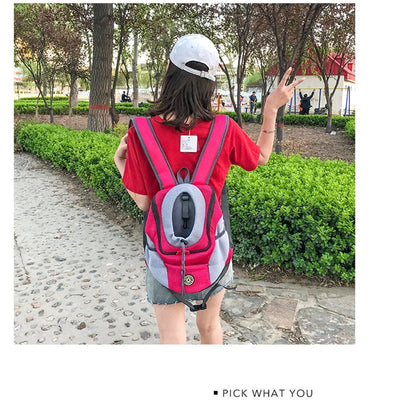 Portable Dog Carrier Backpack for Travel and Comfort - Smarsty