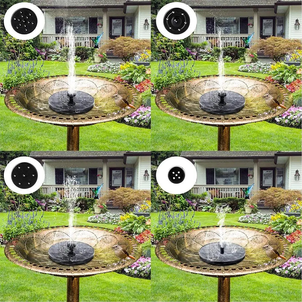 Solar Powered Floating Fountain for Garden and Patio - Smarsty