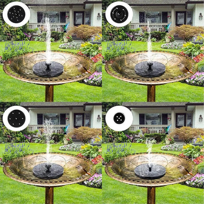 Solar Powered Floating Fountain for Garden and Patio - Smarsty