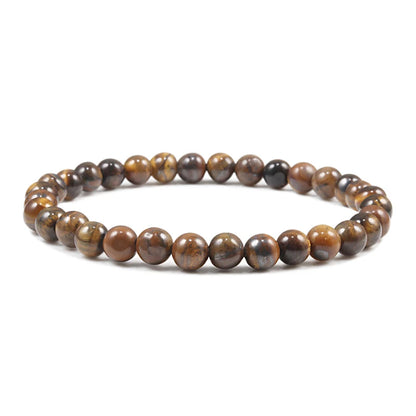 Natural Stone Bead Bracelet with Volcanic Lava - Smarsty