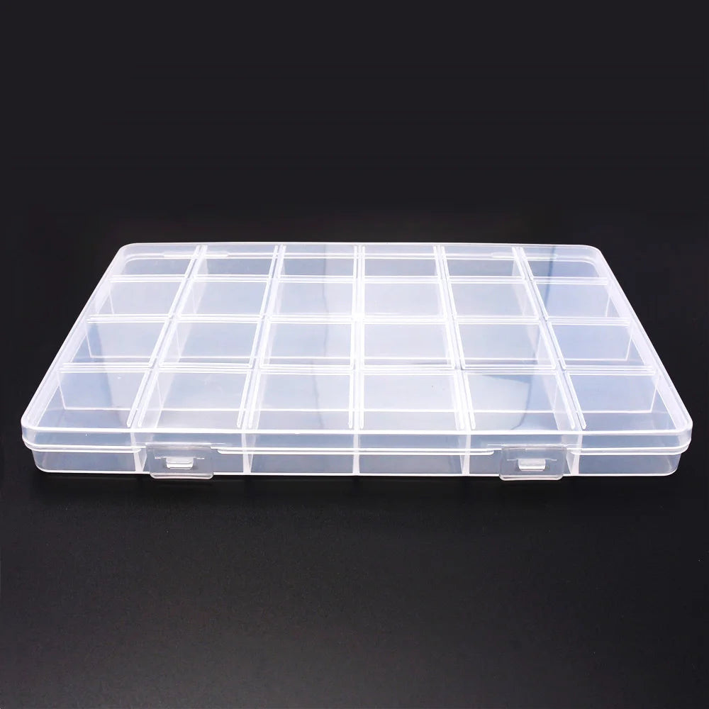 Plastic Jewelry Organizer Storage Box With Dividers - Smarsty