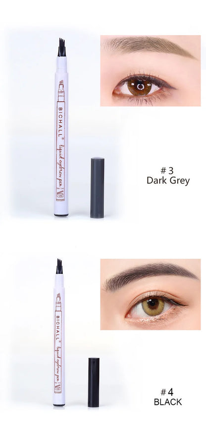 4D Microblading Eyebrow Pen Long Lasting Waterproof Formula - Smarsty