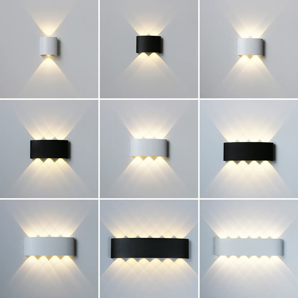 Outdoor Waterproof LED Wall Lamp for Stylish Illumination - Smarsty