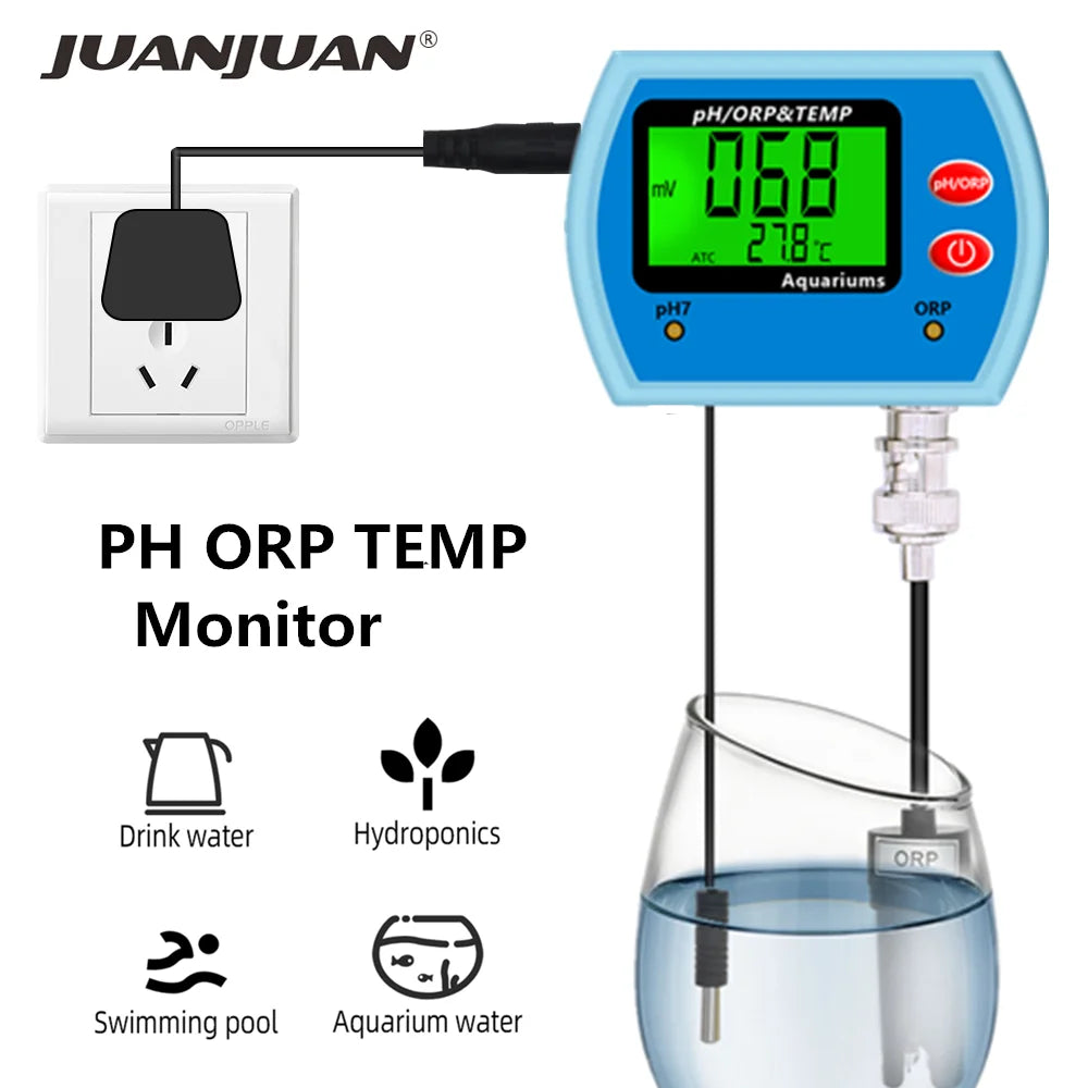 3 in 1 PH Meter Water Quality Tester with Big Screen - Smarsty