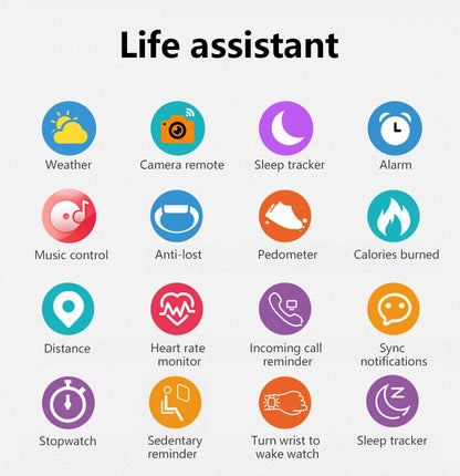 Waterproof Sports Smart Watch with Health Monitor - Smarsty