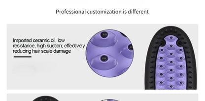 Ceramic Hair Straightener Brush for Fast Smoothing - Smarsty
