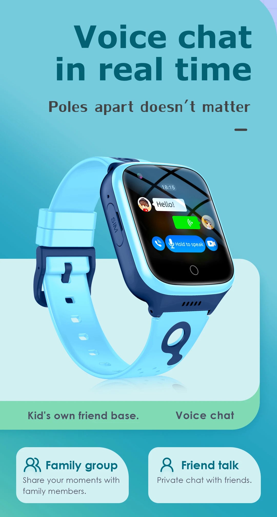 KGG 4G Kids Smart Watch with GPS and SOS Feature - Smarsty