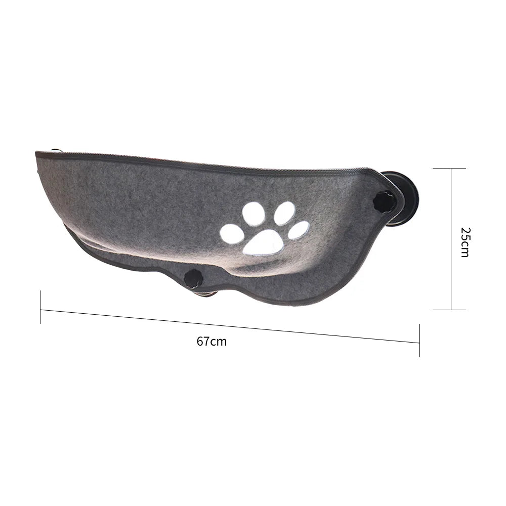 Cat Window Hammock With Strong Suction Cups For Cozy Cat Naps - Smarsty