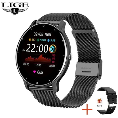 LIGE Smart Watch for Ladies with Full Touch Screen - Smarsty