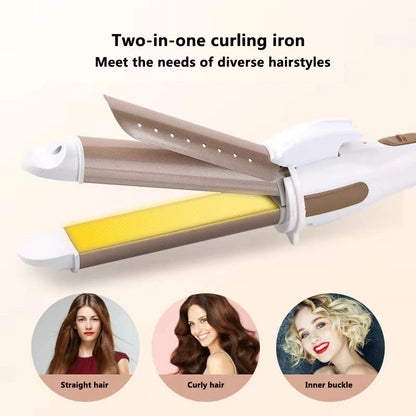 Professional Temperature Setting Electric Hair Curler Wand - Smarsty