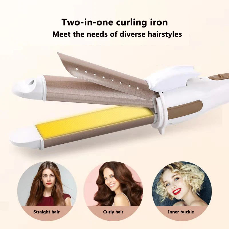 Professional Temperature Setting Electric Hair Curler Wand - Smarsty