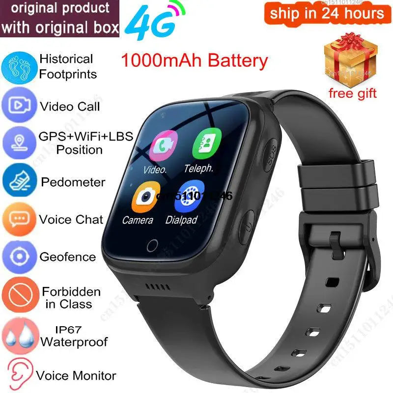 KGG 4G Kids Smart Watch with GPS and SOS Feature - Smarsty