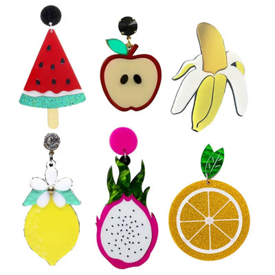 Cute Cherry Drop Earrings for Women - Trendy Summer Jewelry - Smarsty